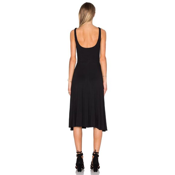 House Of Harlow x Revolve Ella Tank Jersey Black Midi Dress Whimsigoth Dainty L - Picture 3 of 10